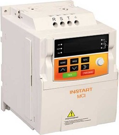 Преобразователь частоты mci-g1.5-4b 1.5квт, 3.7а, 3ф, 380в, 50гц/60гц, ip20, с панелью управления 00040600 40600