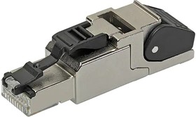 Фото 1/2 1300478008, Modular Plug, RJ45, 8P8C, CAT6, Cable Mount