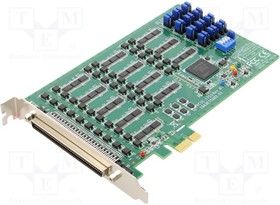 PCIE-1753-B, Digital I/O card; SCSI 100pin; 2.7A; 168x100mm; Digit.in: 96