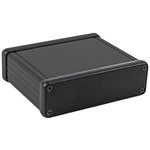 1455L801BK, Enclosures, Boxes, & Cases MetalEndPanel, BLACK 3.15 x 4.06 x 1.22
