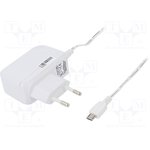 CLW-1005-W2E-ERMU-WH, Блок питания: импульсный; стабилизатор напряжения; 5ВDC; 2А; 10Вт