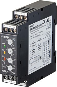 Фото 1/3 K8AK-AW1 24VAC/DC, Current Monitoring Relay, 1 Phase, SPDT, DIN Rail