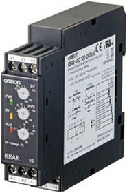 Фото 1/2 K8AK-VS3 24VAC/DC, Voltage Monitoring Relay, 1 Phase, SPDT, 20 200V ac/dc