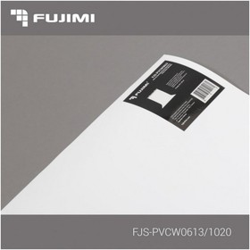 Фото 1/3 Fujimi FJS-PVCW0613 прямоугольный фон, пластик 0,8мм, 60х130см белый