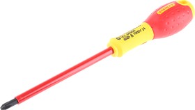 Фото 1/2 1-65-416, Phillips Insulated Screwdriver, PH2 Tip, 125 mm Blade, VDE/1000V