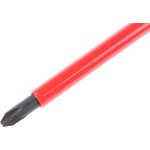 1-65-416, Phillips Insulated Screwdriver, PH2 Tip, 125 mm Blade, VDE/1000V