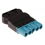 92.954.4453.0, GST18i5 Series Mini Connector, 5-Pole, Male, Cable Mount, 20A, IP20