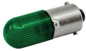 1835LS3-G-CG, Lamps LED Replac. T-3 1/4 240V Bayonet Green
