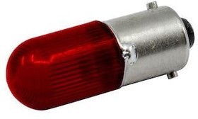 1835LS3-R-CR, Lamps LED Replac. T-3 1/4 240V Bayonet Red