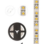 141-396, Лента светодиодная 12В, SMD2835, 9,6Вт/м, 120 LED/м, 3000K, 8мм, 5м, IP20