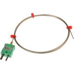 SYSCAL Type K Thermocouple 1m Length, 1.5mm Diameter → +1100°C