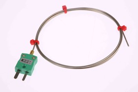 SYSCAL Type K Mineral Insulated Thermocouple 1m Length, 1mm Diameter → +750°C
