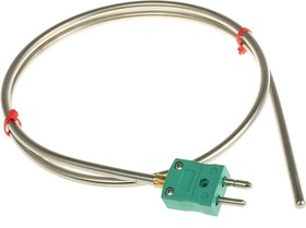 SYSCAL Type K Mineral Insulated Thermocouple 1m Length, 6mm Diameter → +1100°C