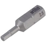 01704, Bit for Inner Hex Screws, Hex, 2.5 mm, 25mm