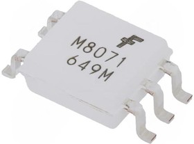 Фото 1/2 FODM8071, Оптрон, SMD, Каналы: 1, Вых: транзисторный, 3,75кВ, 20Мбит/с