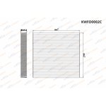 KWFD0002C, Фильтр салонный угольный Honda Accord VIII-IX/Civic VIII/CR-V ...