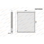 KWFD0026, Фильтр салонный Hyundai Accent III (MC) 05-10