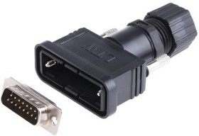 SDB-15BMMA-SL7001, SDB 15 Way Cable Mount D-sub Connector Plug
