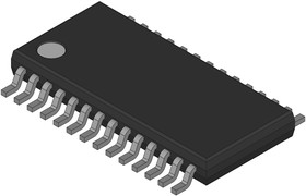 Фото 1/2 AD7718BRUZ, 10-Channel Single ADC Delta-Sigma 1.365ksps 24-bit Serial 28-Pin TSSOP Tube