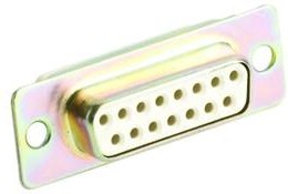 DAMA-26S, Conn D-Subminiature SKT 26 POS 1.4mm Crimp Cable Mount 26 Terminal 1 Port