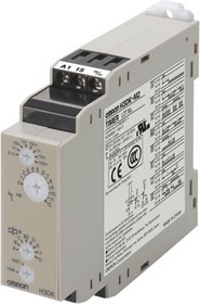 Фото 1/5 H3DK-M2 AC/DC24-240, H3DK-M Series DIN Rail Mount Timer Relay, 24-240V ac/dc, 4-Contact, 0.1 → 4320000s, DPDT