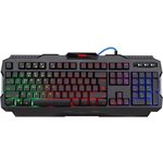 45010, Defender Игровая клавиатура проводная Legion GK-010DL RU,RGB подсветка,19 ...