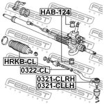 Пыльник рулевой HRKB-CL