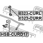 HSBCURD17, Втулка стабилизатора HONDA ACCORD CU# 08-12