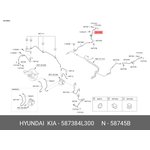 Шланг тормозной системы HYUNDAI/KIA 58738-4L300