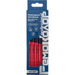 Малярные карандаши двухцветный сине-красный, 175мм, 12 шт., 13-0-027