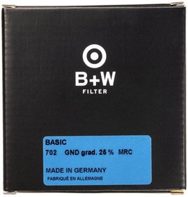 Фото 1/4 Градиентный фильтр B+W BASIC 702 MRC 67mm Graduated ND 25 % (1102733)