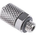 M-5H-6, M Series Straight Threaded Adaptor, M5 Male to Push In 6 mm ...