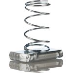 P NL06 SS, Channel Nut, M6, Nut Base Dimensions 41 x 41mm, Stainless Steel, 40g