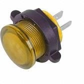 Фото 1/2 CNX722C400FVT, LED Panel Mount Indicators 22MM YELLOW FLEXVOLT SOLDER TERMINALS