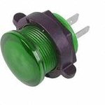 CNX722C500FVT, LED Panel Mount Indicators 22MM GREEN FLEXVOLT SOLDER TERMINALS