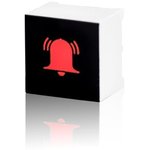 CTHS15CIC01ALARM, Display Switches CTH SQR 15mm LED 2.0V Lead Red Alarm
