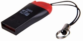 Картридер, USB 2.0, microSD/microSDHC, 18-4110
