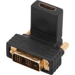 17-6812, Переходник поворотный, штекер DVI-D - гнездо HDMI