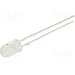 OSW5DK5E31B-5V, LED; 5mm; white cold; 3000?4200mcd; 30°; Front: convex; 5?7.5V