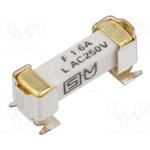 3404.2468.11, Surface Mount Fuses UMK 250 FUSE WITH CLIP 1.6A F