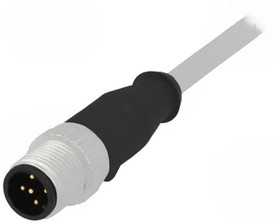 Фото 1/3 21 34 840 0585 020, Sensor Cable, M12 Plug - Bare End, 5 Conductors, 2m, IP67, Grey