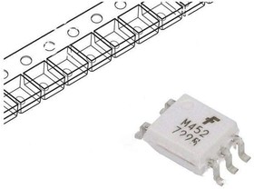 Фото 1/3 FODM452, Оптрон, SMD, Каналы 1, Вых транзисторный, 3,75кВ, 1Мбит/с