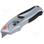 SQZ150003, Safety Knife with Straight Blade, Retractable