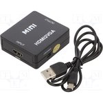 Gembird-Cablexpert Конвертер HDMI- VGA, t DSC-HDMI-VGA-001 ...