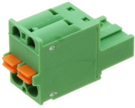 1910351, Pluggable Terminal Blocks 2 Pos 5mm pitch Plug 24-12AWG Spring