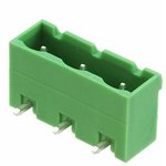 1766246, Pluggable Terminal Blocks 3 Pos 7.62mm pitch Through Hole Header