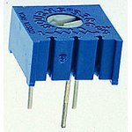2.5MΩ, Through Hole Trimmer Potentiometer 0.5W Top Adjust , 3386