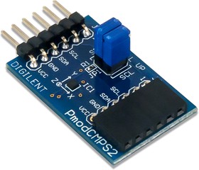 Фото 1/8 410-355, Pmod CMPS2:3-Axis Compass I2C, SPI Expansion Module