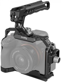 Фото 1/8 3668B, SmallRig 3668 Комплект для цифровой камеры Sony A7SIII / A7IV, клетка, ручка и фиксатор кабеля