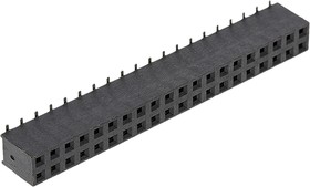 Фото 1/3 M20-7872042, Socket; pin strips; female; 2.54mm; PIN: 40; SMT; on PCBs; vertical
